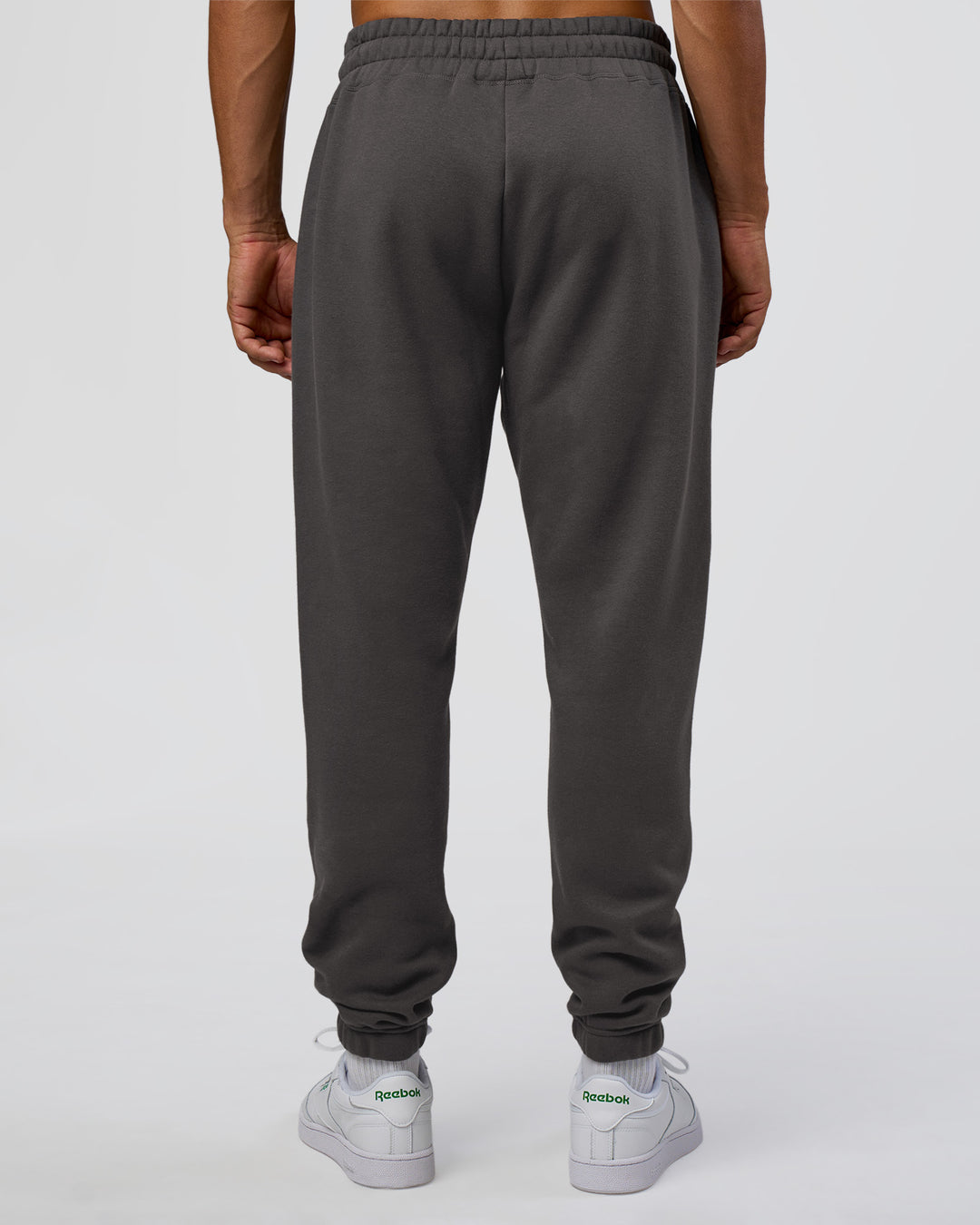 Man wearing MVP Cuffed Track Pant - Dark Storm | Model:Jackson | Size:L