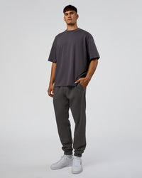 Man wearing MVP Cuffed Track Pant - Dark Storm | Model:Jackson | Size:L