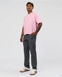 Man wearing Memory in Motion Heavyweight Boxed Tee - Marshmallow Washed | Model:Xav | Size:L