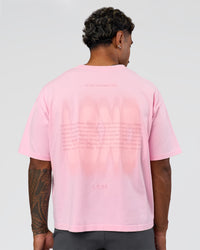 Man wearing Memory in Motion Heavyweight Boxed Tee - Marshmallow Washed | Model:Xav | Size:L