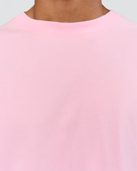 Man wearing Memory in Motion Heavyweight Boxed Tee - Marshmallow Washed | Model:Xav | Size:L