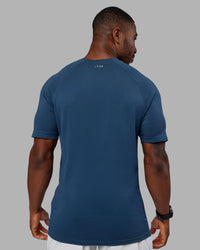 AeroFLX+ Seamless Tee - Indigo/Indigo