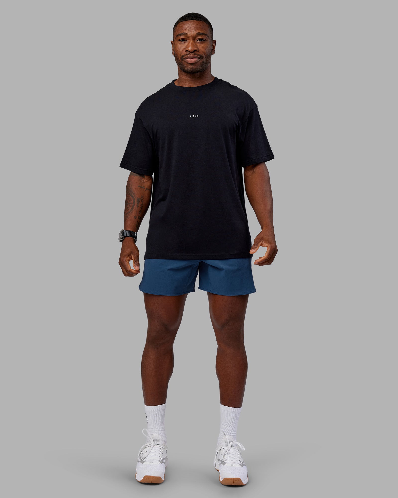Base FLXCotton Tee Oversized - Black | LSKD