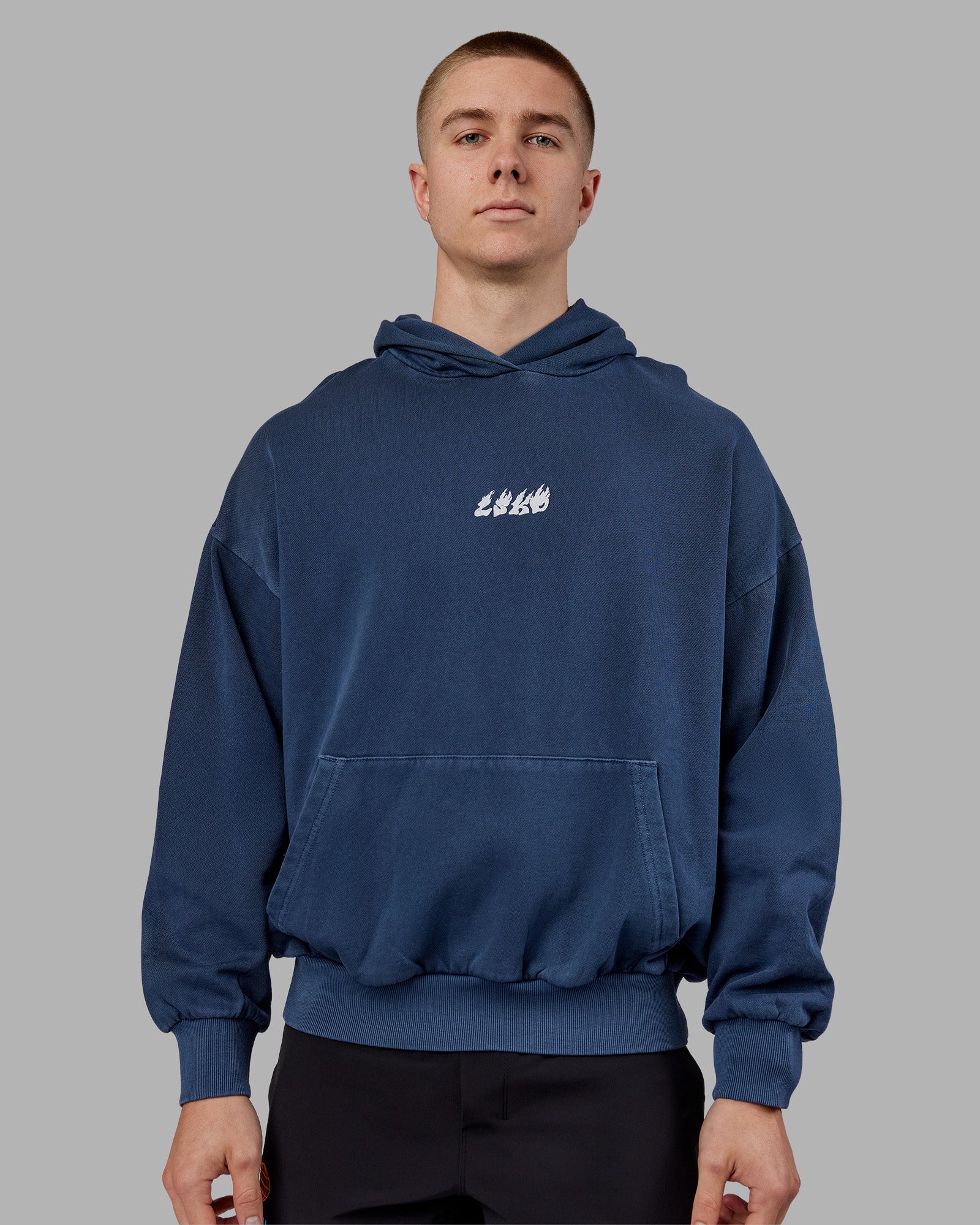 ★DNSR★ Oversized Paris hoodie navy MUSINSA公式 | DNSR Oversized Paris Hoodie Navy