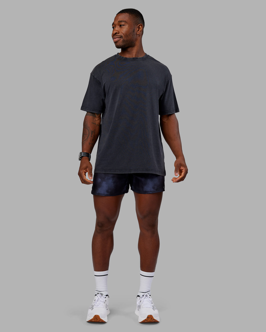 Pace 5" Lined Performance Short - Washed Black