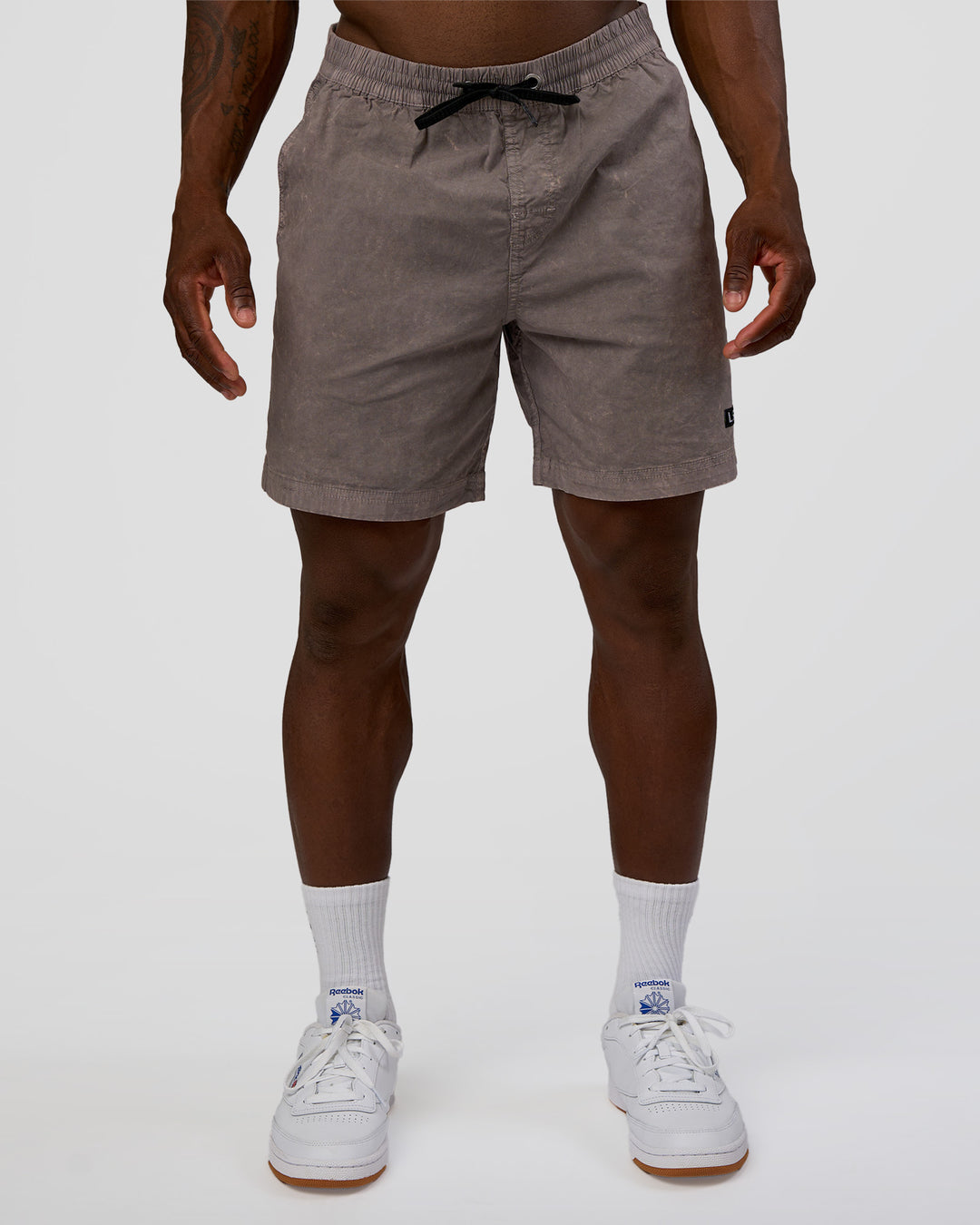 Man wearing Daily Pigment 7" Short - Pigment Storm Front | Model:Sam | Size:L