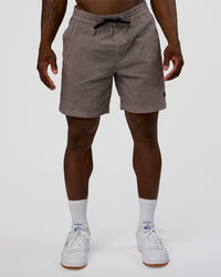Man wearing Daily Pigment 7" Short - Pigment Storm Front | Model:Sam | Size:L