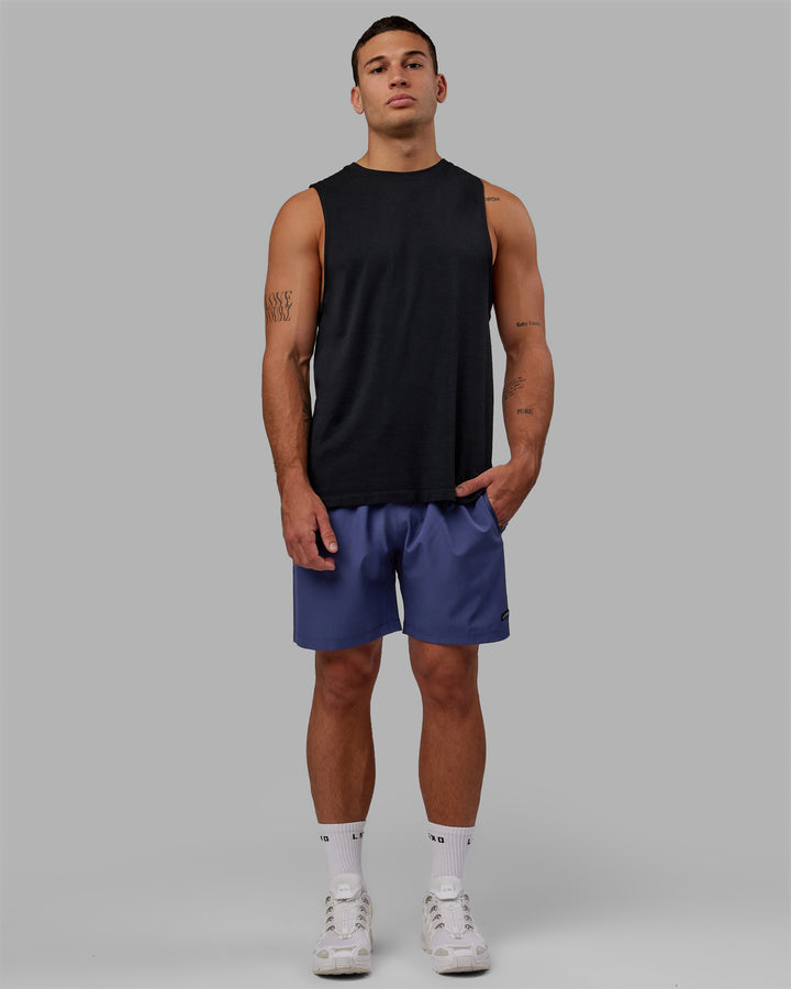 Man wearing Rep 7'' Performance Shorts - Future Dusk