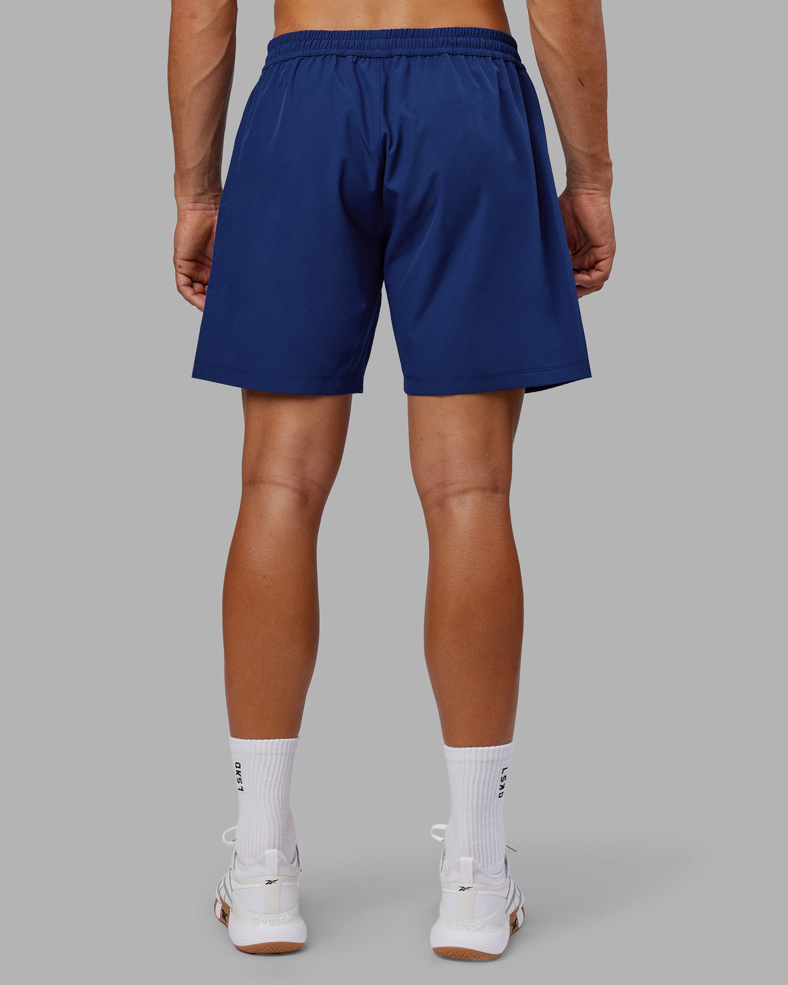 【M'SLÝFT STAGE SHORTS V.2 - NAVY Rep 7'' Performance Short - Midnight Blue | LSKD