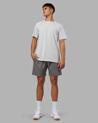 Man wearing Rep 7'' Performance Short - Storm Front | Model:Jackson | Size:L