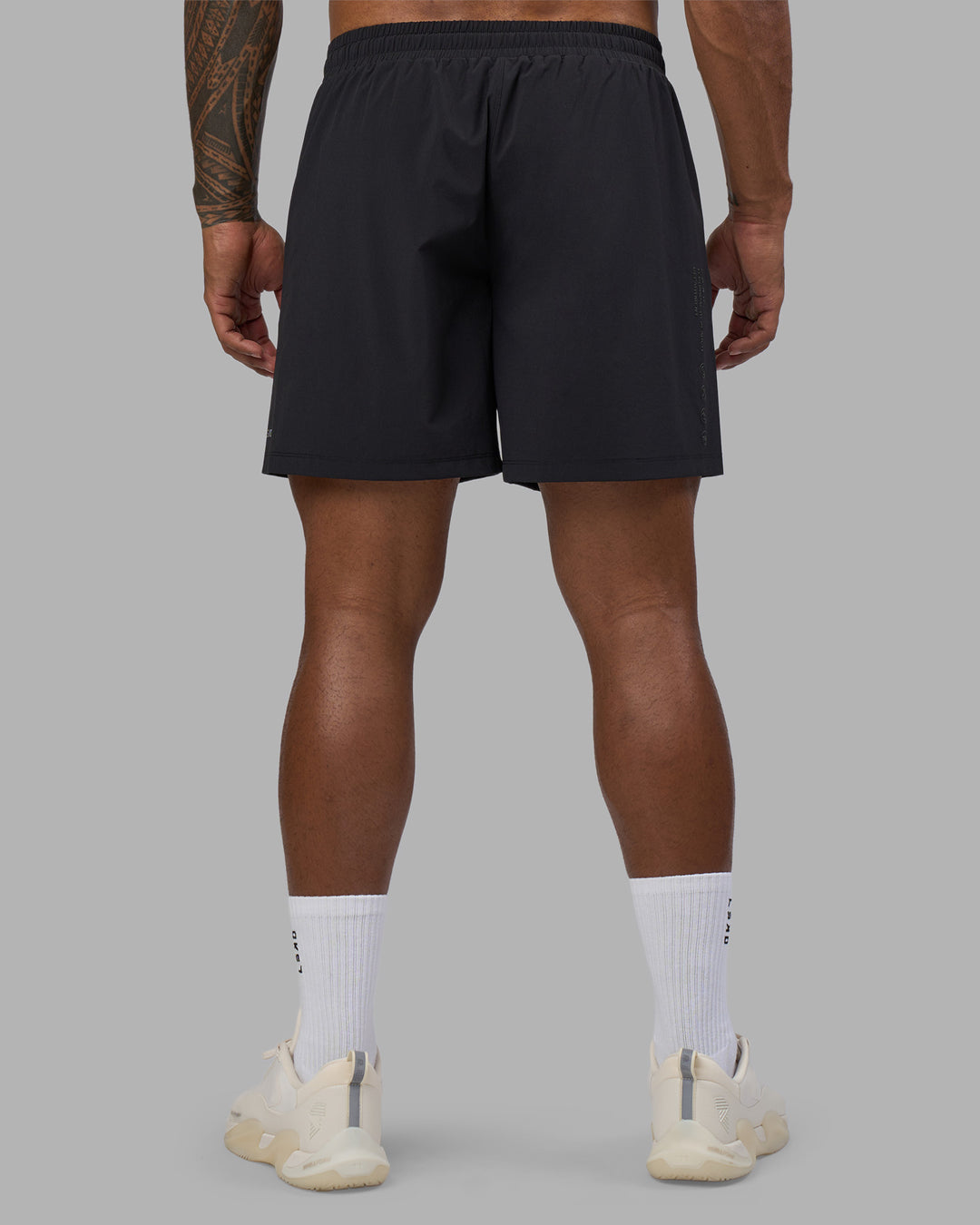 Man wearing Rep TRD Ripstop 7&quot; Training Short - Black | Model:Xav | Size:L