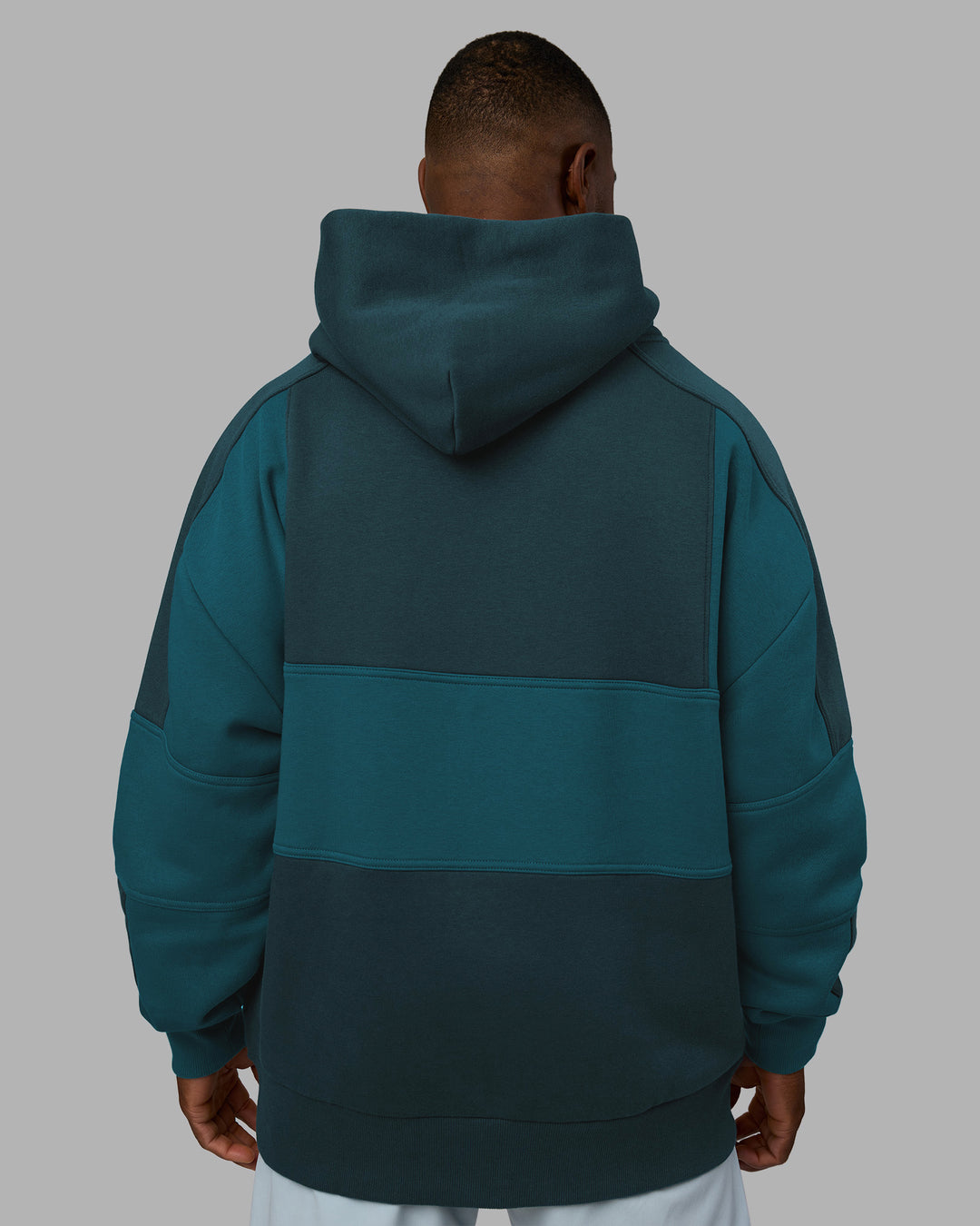 Slam Oversized Hoodie - Deep Sea-Blue Coral