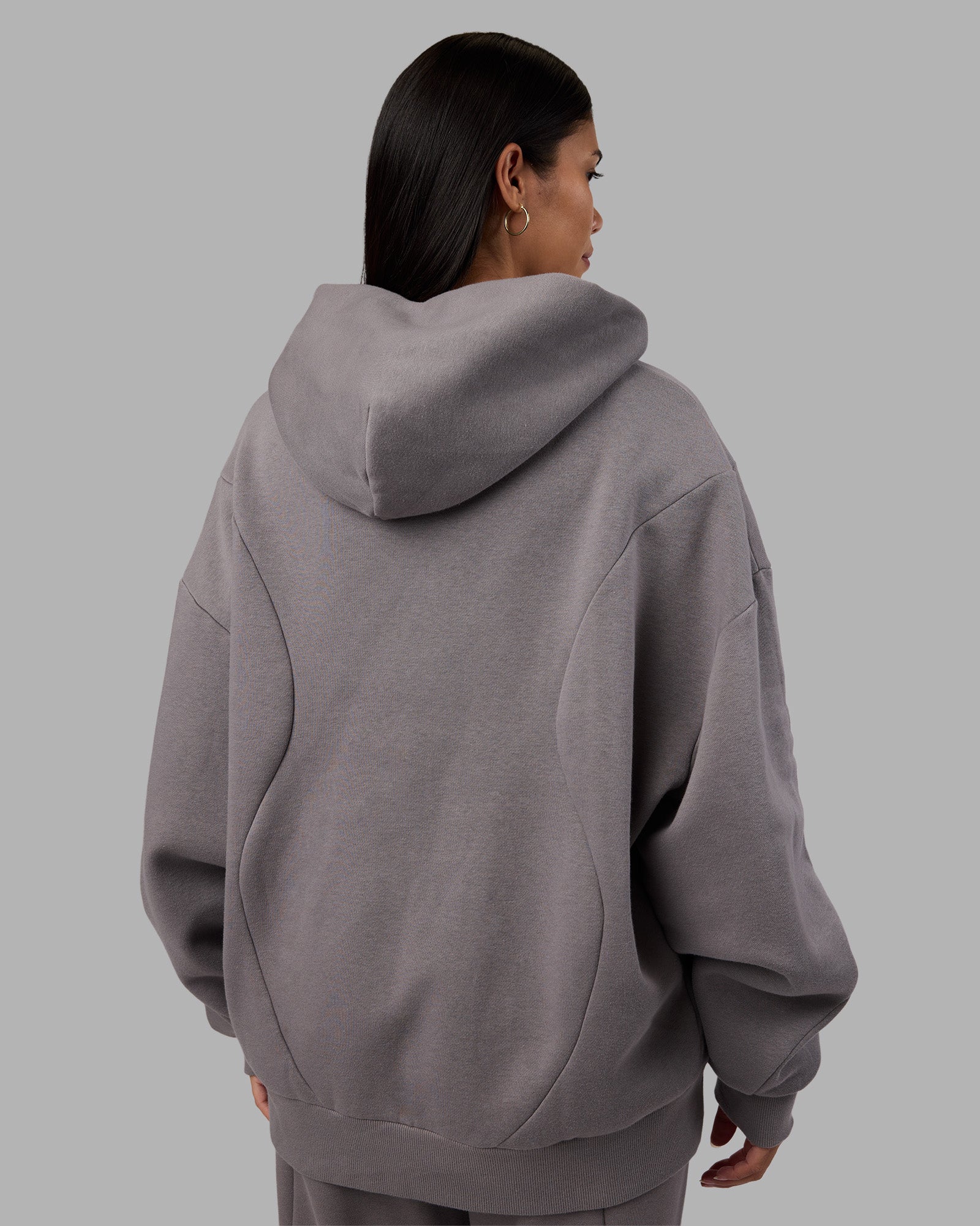 Stream Oversized Panel Zip Hoodie - Storm Front | LSKD