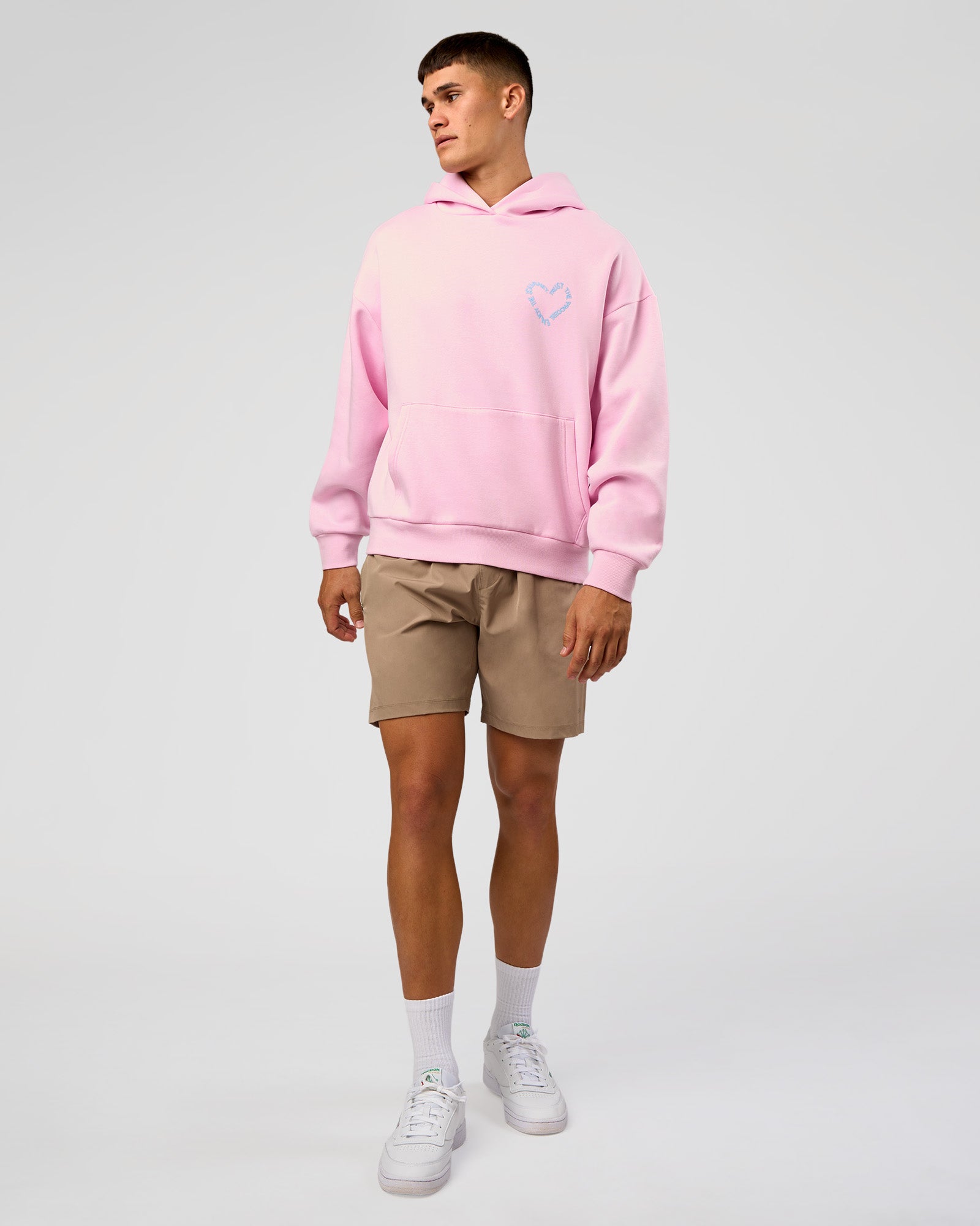 Unisex Love The Process Oversize Hoodie - Marshmallow-Open Air | LSKD