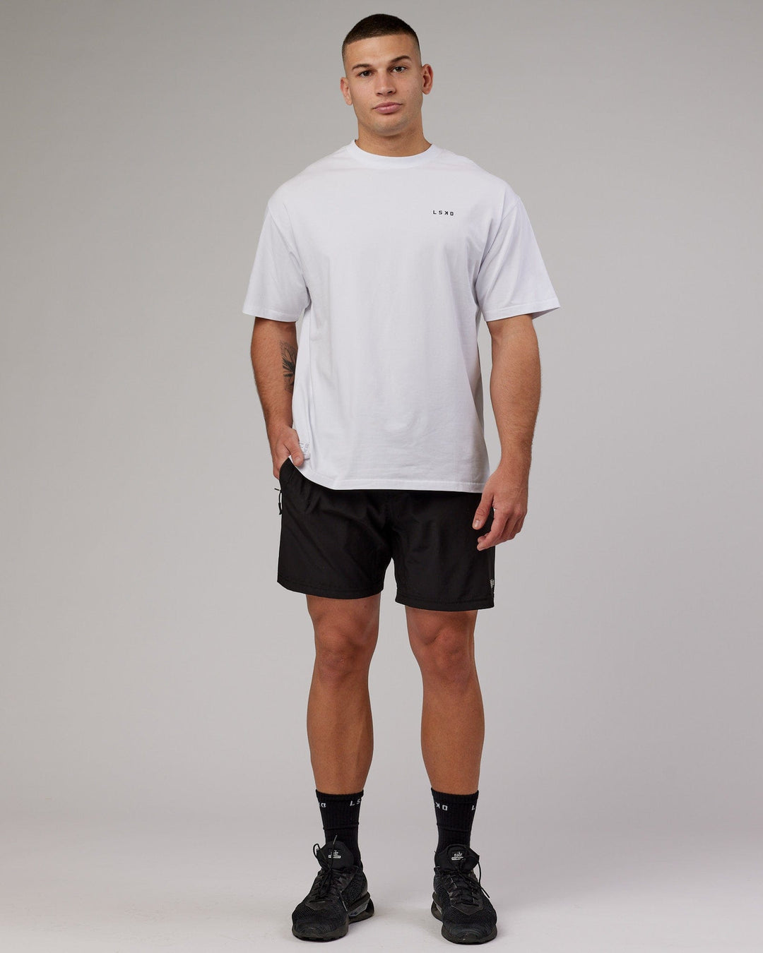 VS5 FLXCotton Tee Oversize - White-Black