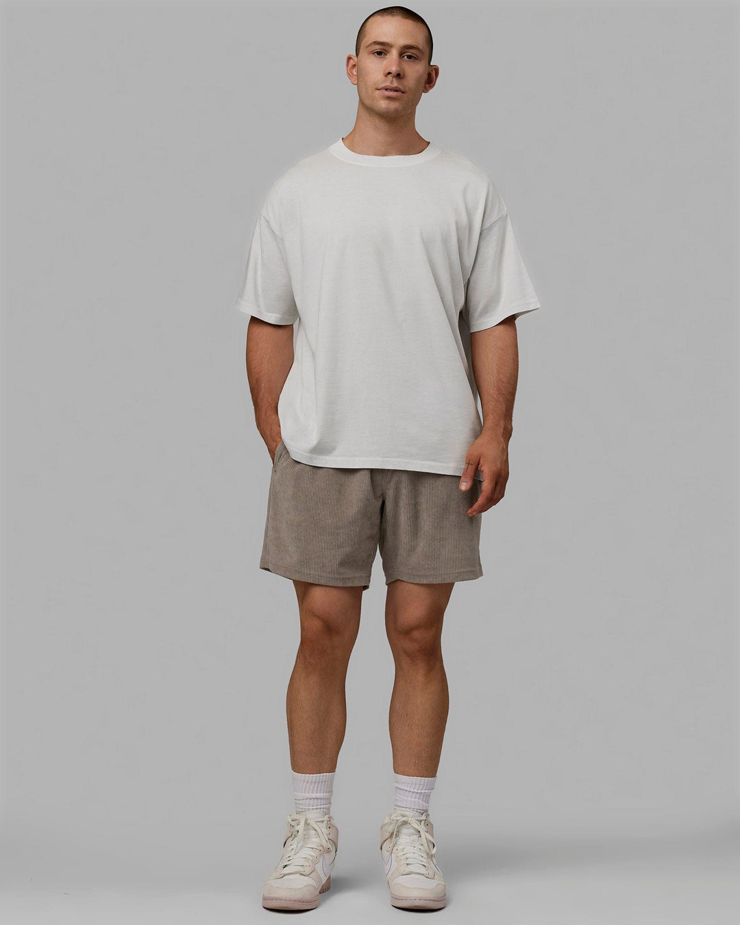 Ma nwearing Unisex Washed Move Fast Heavyweight Tee Oversize - Lunar Rock-Windsurfer
