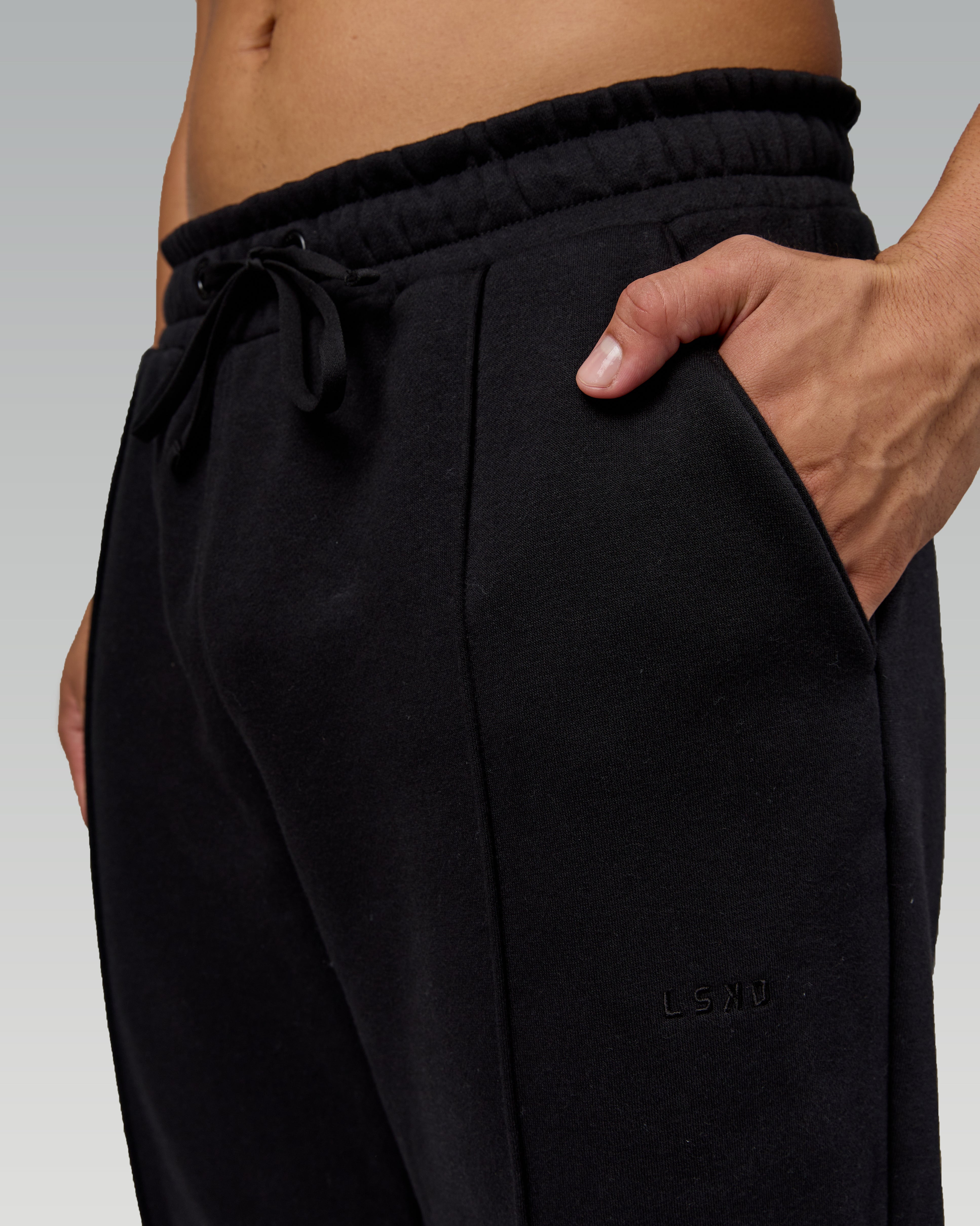 Urban Cropped Track Pant - Black | LSKD