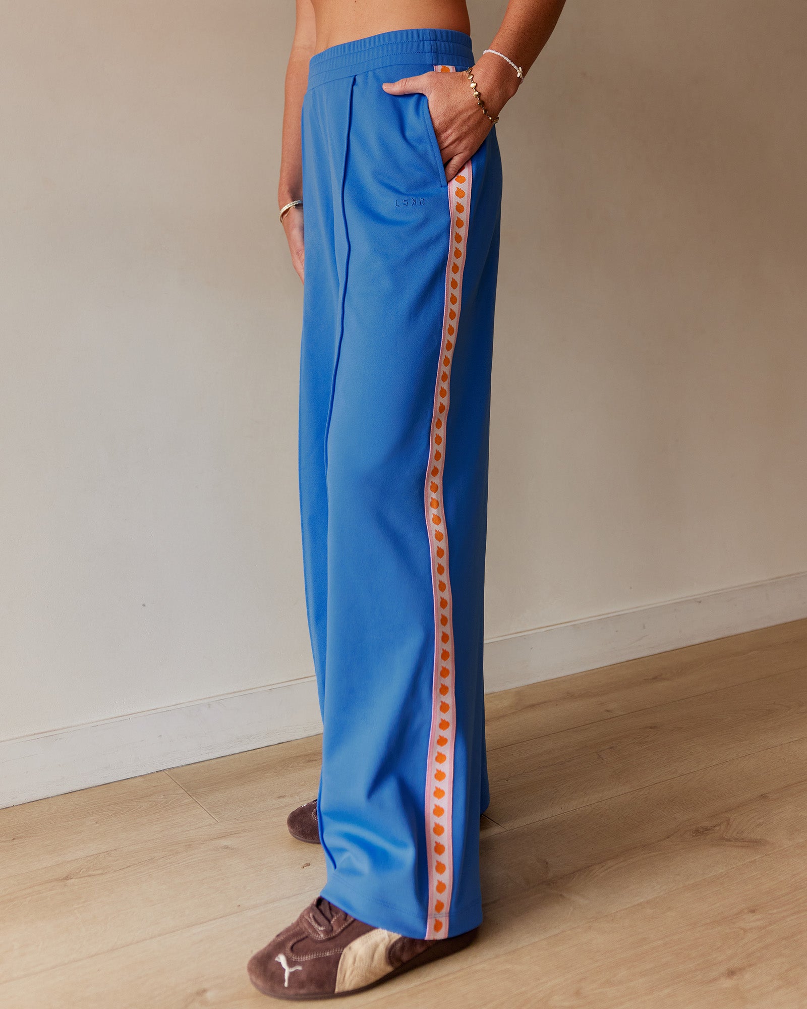 Peaches Track Pant - Palace Blue | LSKD
