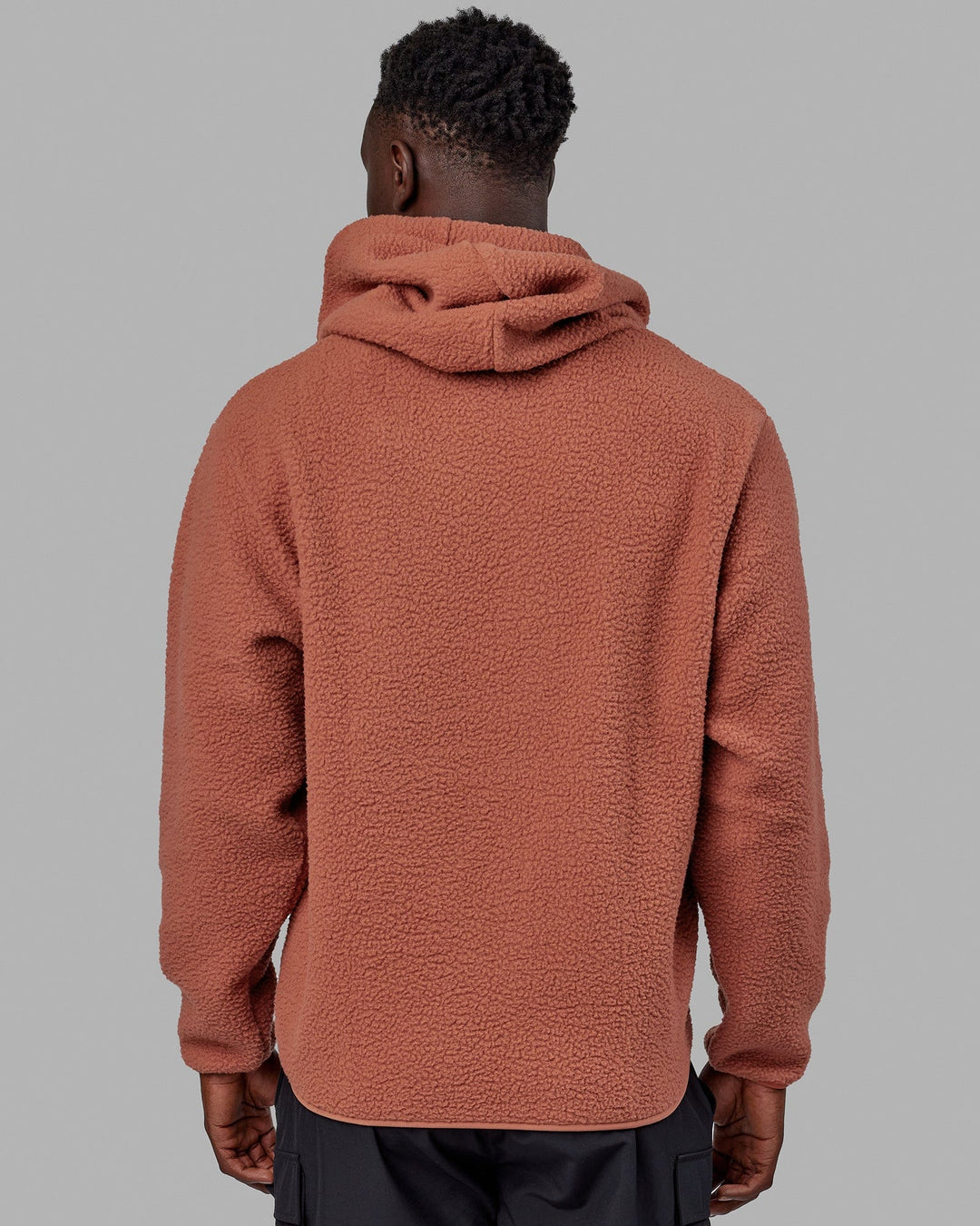 Man wearing Unisex Alpine Hoodie - Cedar Wood