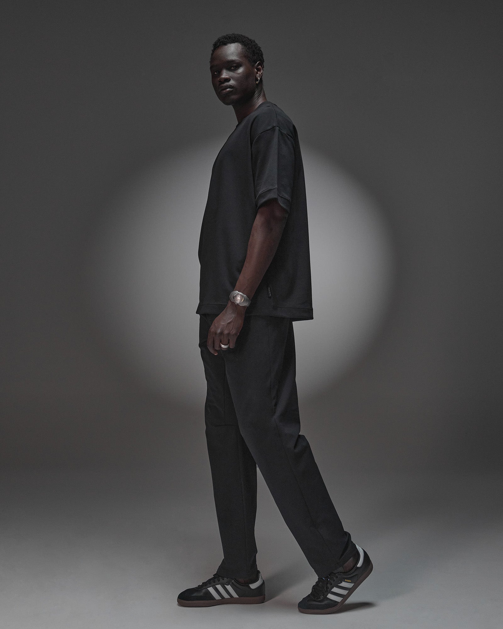 AfterDark ZeroCrease Oversized Tee - Black | LSKD