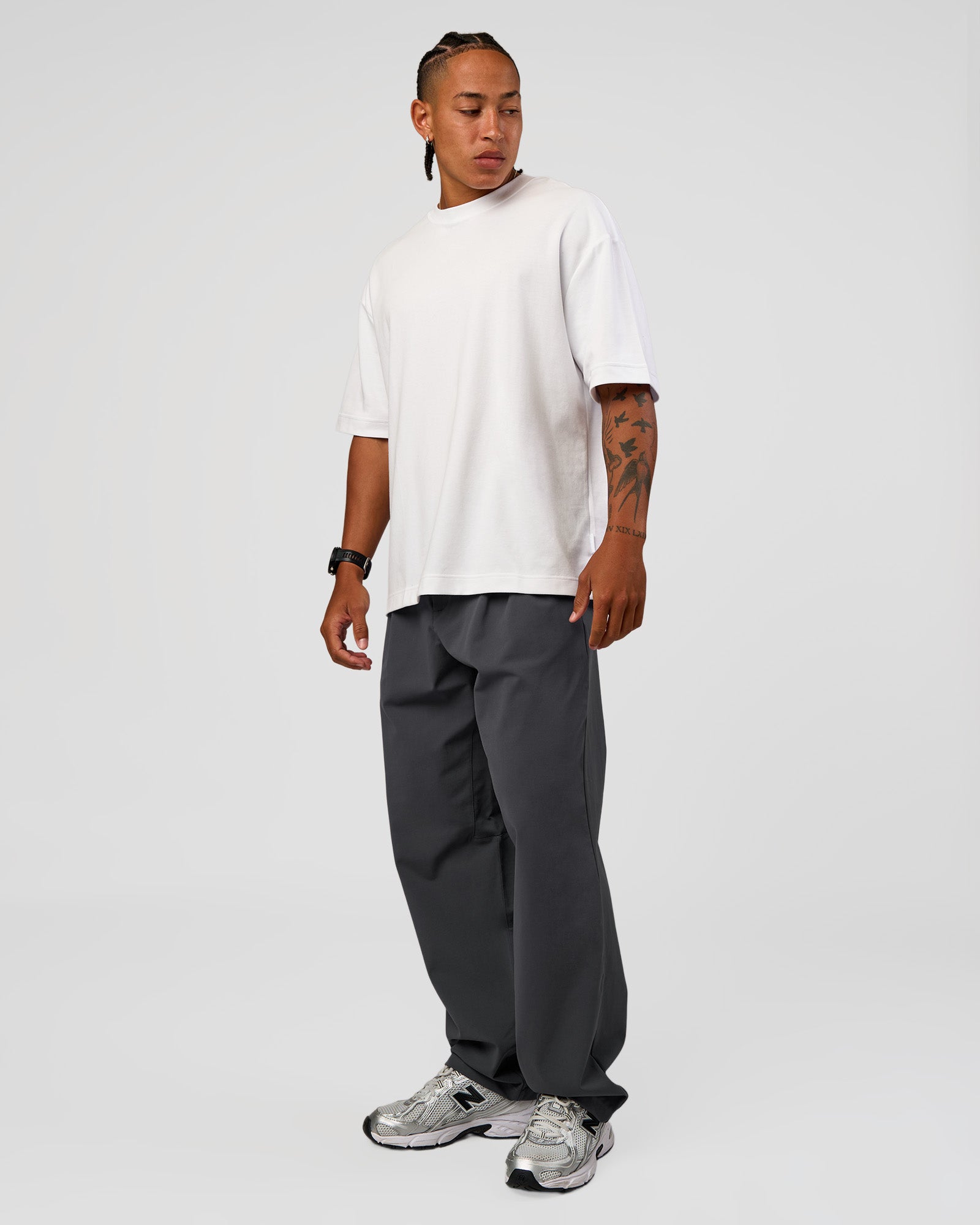 All Day ZeroCrease™ Wide Leg Pant - Dark Storm | LSKD
