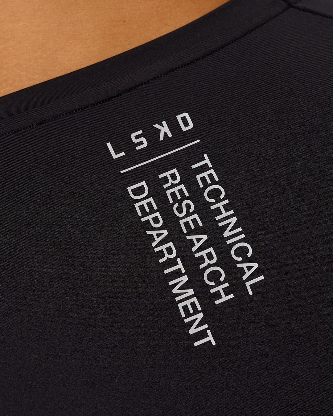 Man wearing BaseTech Long Sleeve Tee - Black | Model:George | Size:M