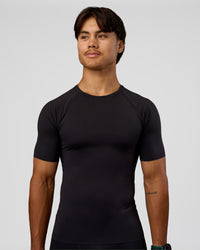 Man wearing BaseTech Tee - Black | Model:George | Size:M