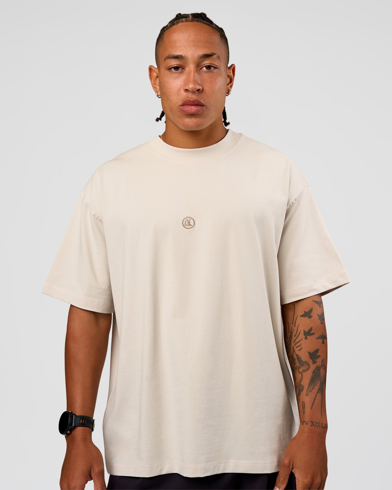 CF Unisex Oversized Heavyweight FLXCotton Tee - Clay-CF X LSKD
