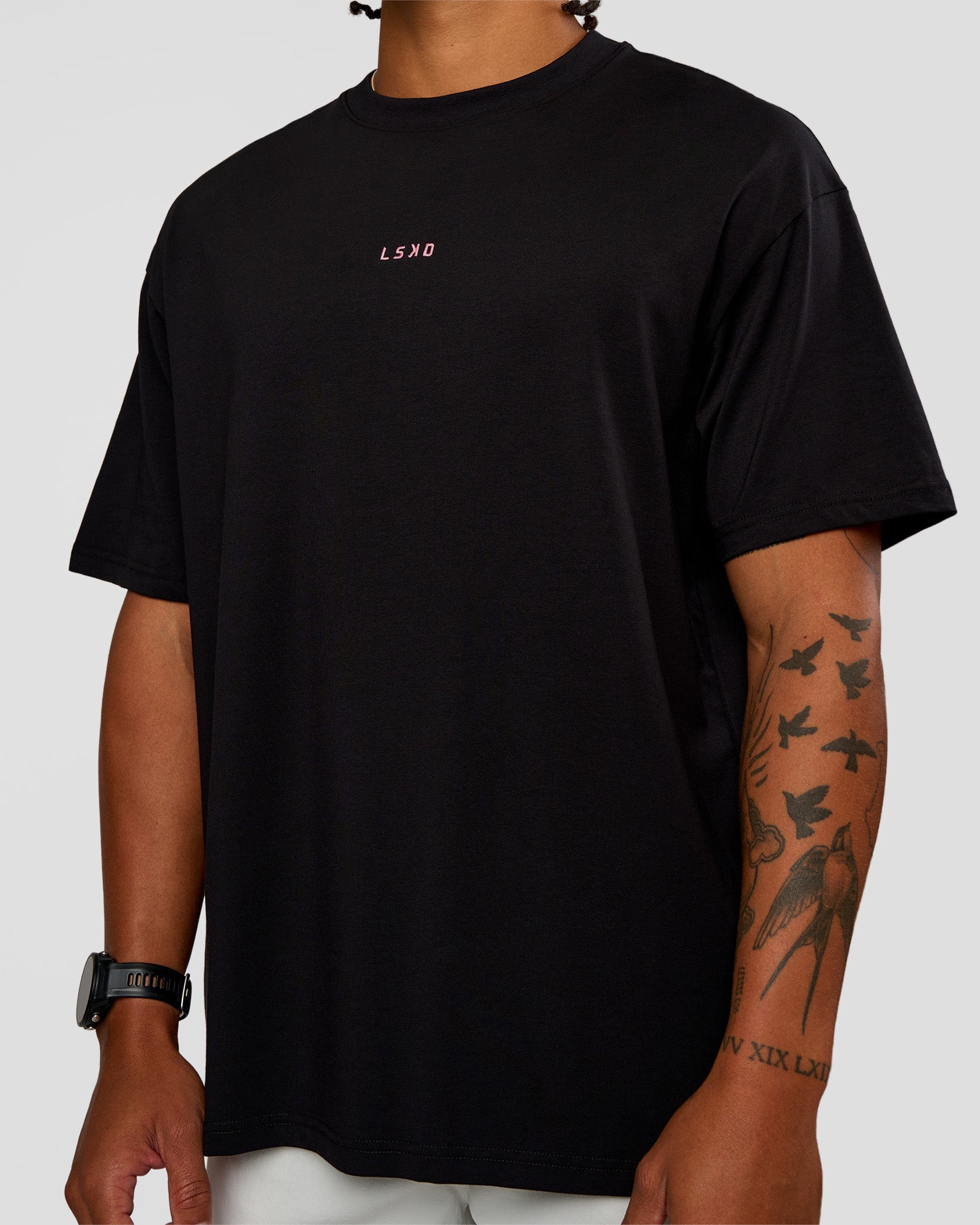 CFT BNE 26 FLXCotton Oversized Tee - Black | LSKD