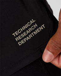 Man wearing Cadence Run Club Script Values Tank - Black-Alloy | Model:Malebo | Size:M