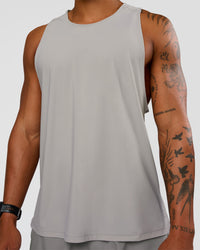 Man wearing Cadence Swift Tank - Alloy | Model:Malebo | Size:M