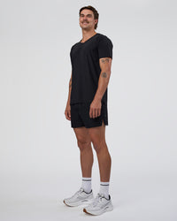 Man wearing Cadence Swift Tee - Black | Model:Konnor | Size:M