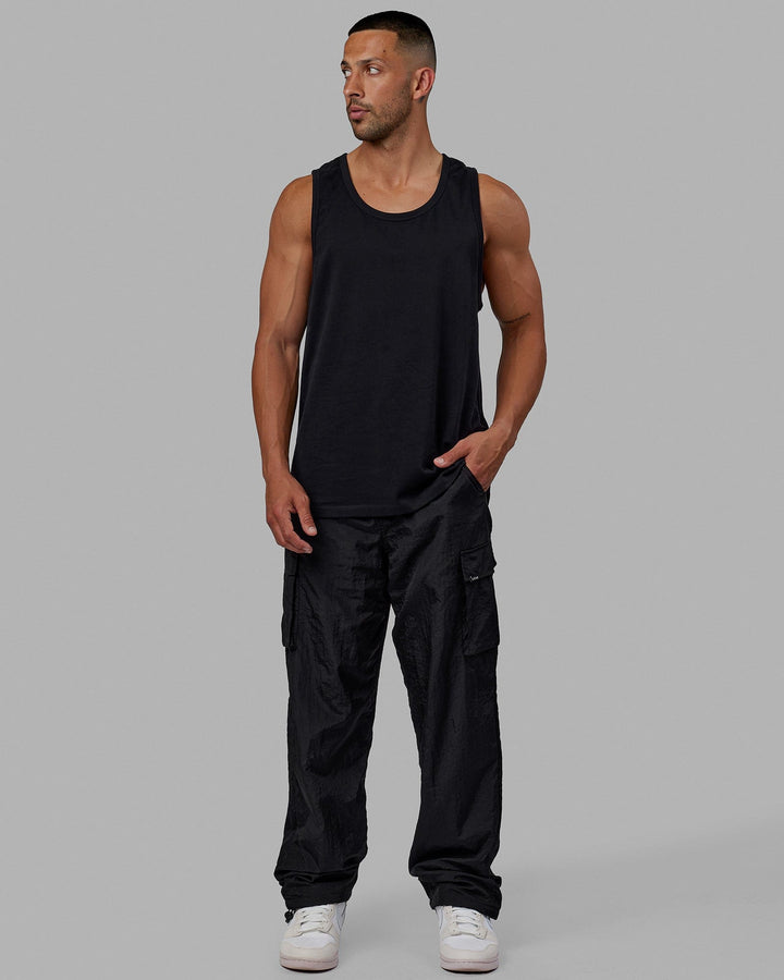 Man wearing Classic Heavyweight Tank - Black