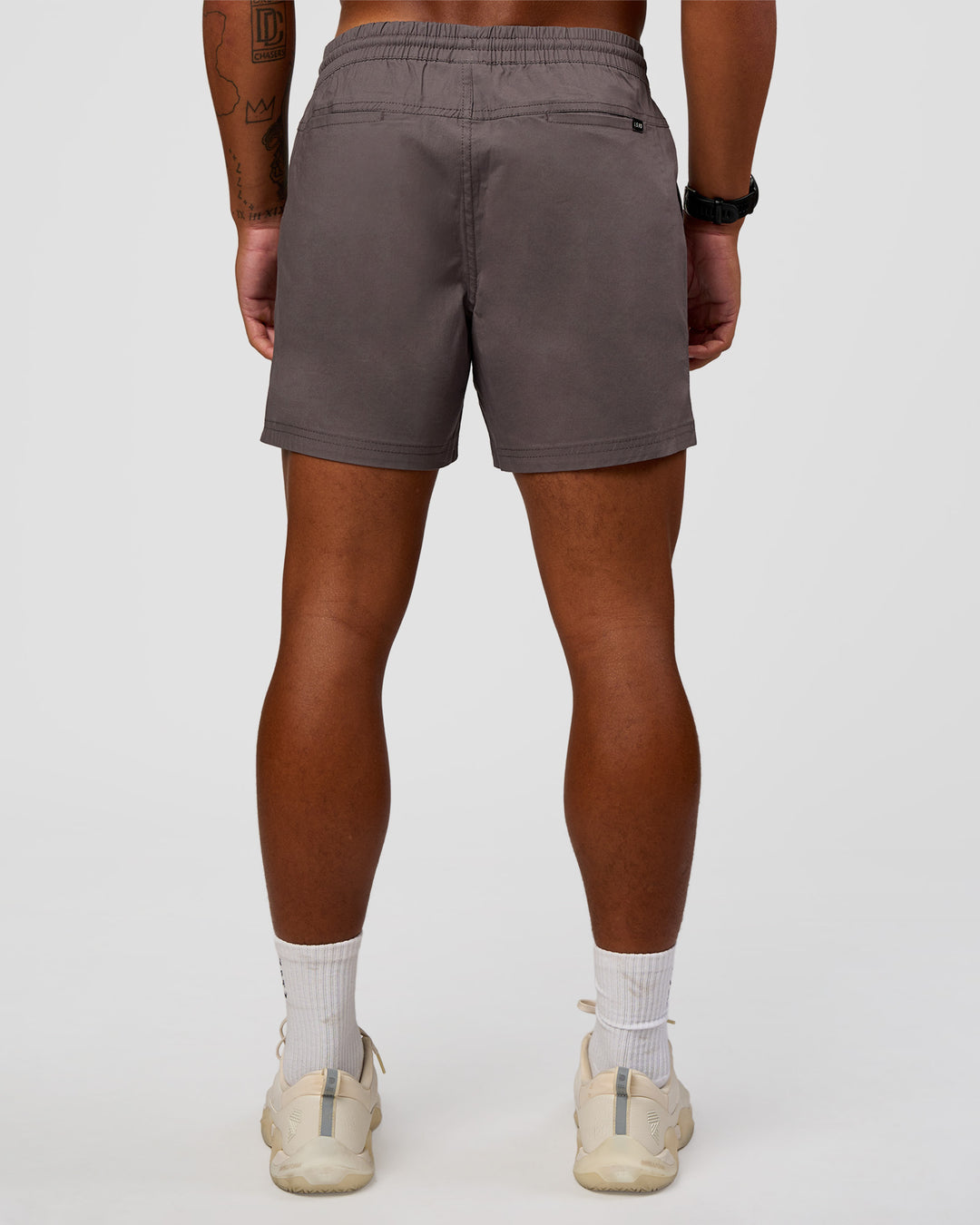 Man wearing Daily 5" Short - Duskstone | Model:Malebo | Size:M