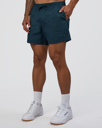 Man wearing Daily 5" Short - Night Sea | Model:Daarian | Size:M | Thumbnail Index: 6