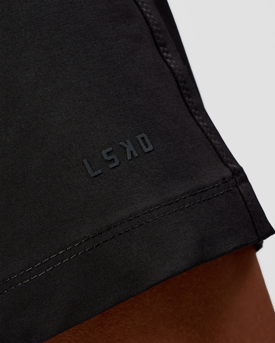 Man wearing Daily 7" Short 2.0 in  Black | Model:Malebo | Size:M
