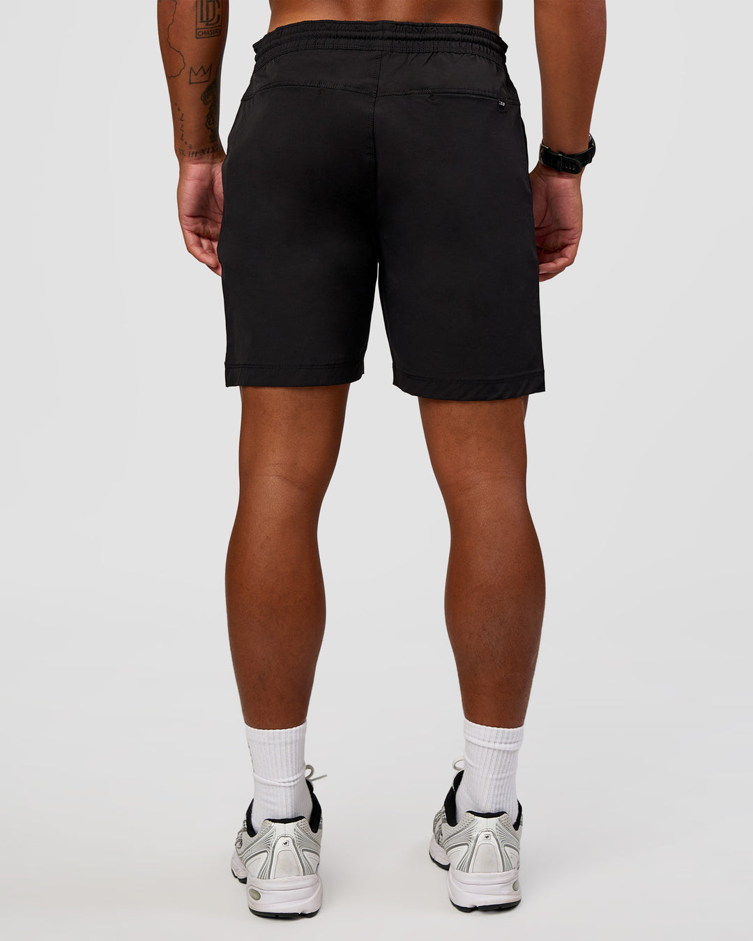 Man wearing Daily 7" Short 2.0 in  Black | Model:Malebo | Size:M