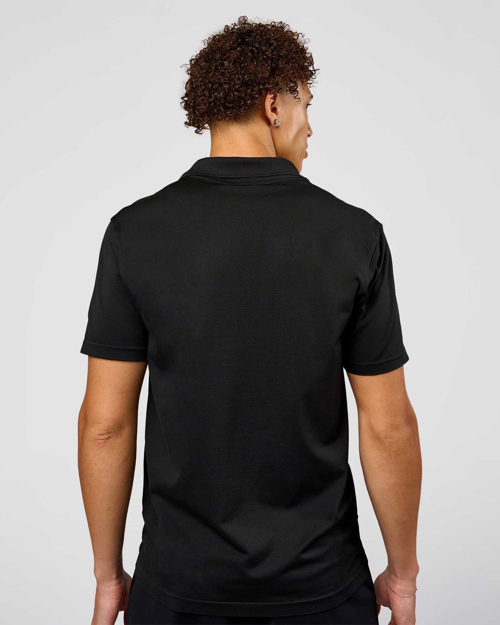 Drive Seamless Polo - Black | LSKD