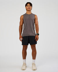 Man wearing Functional Training 5" Short - Black | Model:George | Size:M