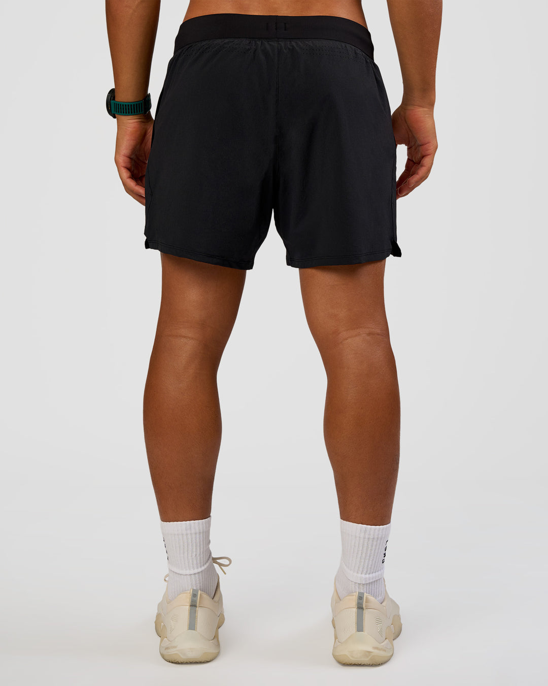Man wearing Functional Training 5" Short - Black | Model:George | Size:M