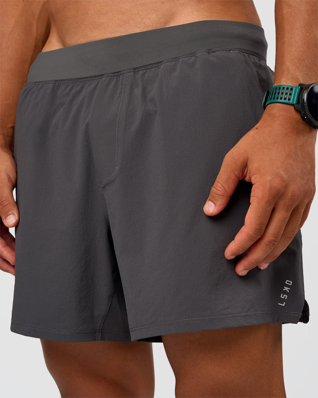 Man wearing Functional Training 5" Short - Dark Storm | Model:George | Size:M