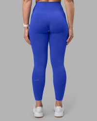 Woman wearing Fusion Ultra High-Rise 7/8 Legging - Power Cobalt | Model:Amy | Size:M