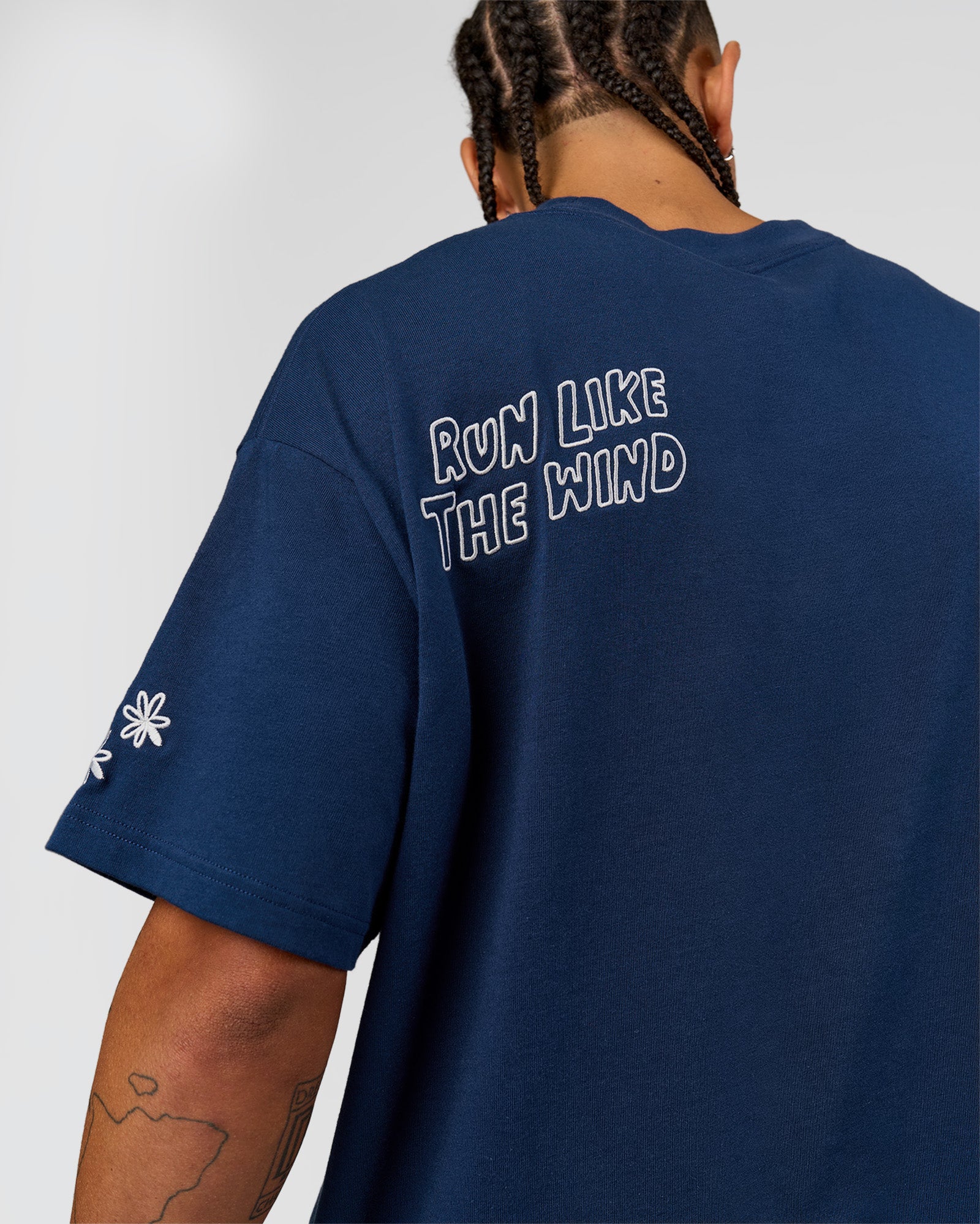 GG Heavyweight Oversized Tee - Future Navy | LSKD