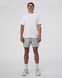 Man wearing Lift 6" Short - Alloy-Baltic Sea | Model:Konnor | Size:M