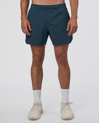 Man wearing Lift 6" Short - Night Sea | Model:Konnor | Size:M