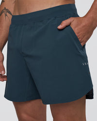 Man wearing Lift 6" Short - Night Sea | Model:Konnor | Size:M