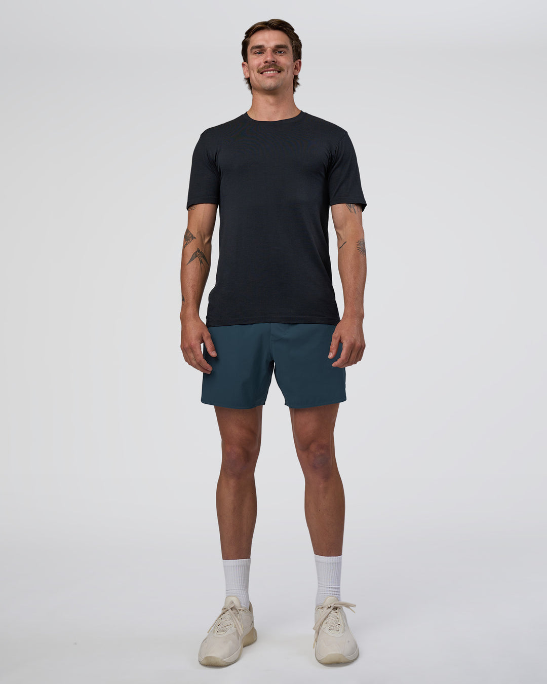 Man wearing Lift 6" Short - Night Sea | Model:Konnor | Size:M