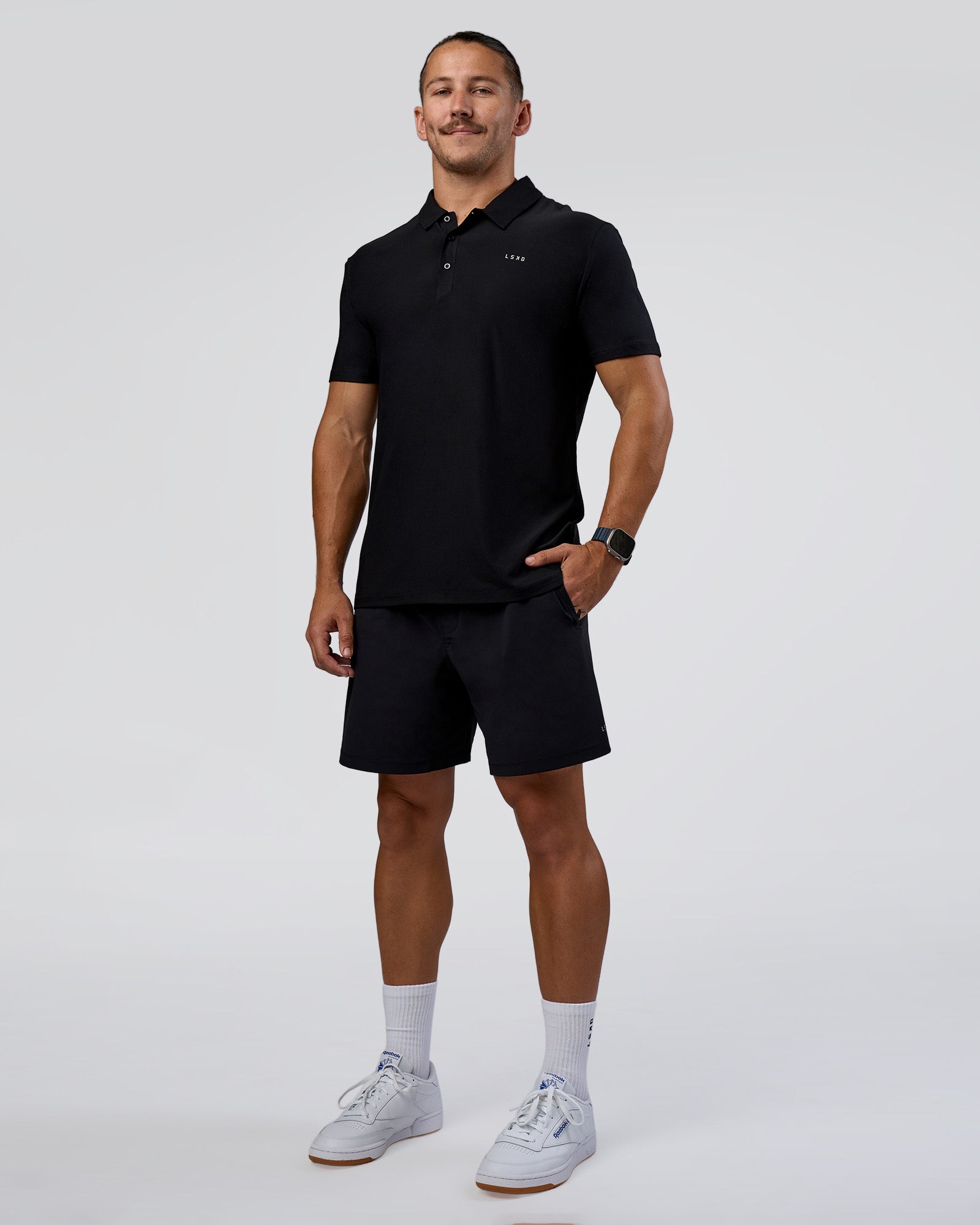 Men's Drive Polo - Black | LSKD