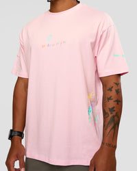 Man wearing Mother's Day FLXCotton Oversize Tee - Marshmallow | Model:Malebo | Size:M