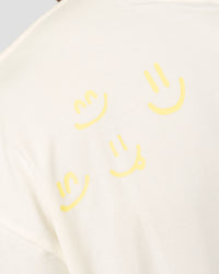 Man wearing Mother's Day FLXCotton Oversize Tee - Off White | Model:Malebo | Size:M